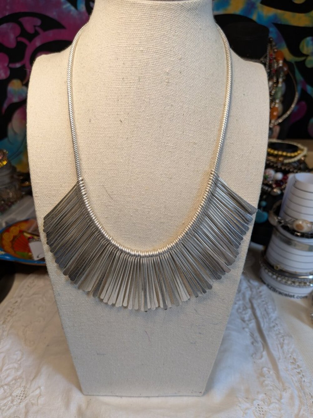 Stella & Dot Essential Fringe Collar Statement Necklace